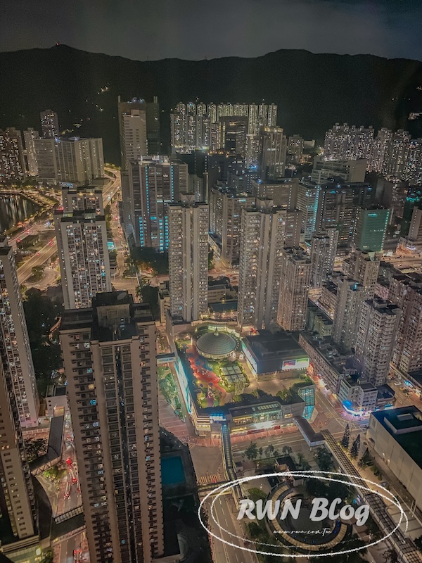 香港四天三夜美食之旅-荃灣西如心酒店夜景